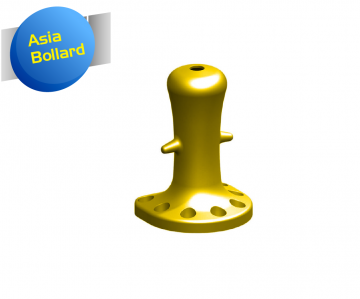 Bích Neo Trụ Đơn | Single Bitt Bollards